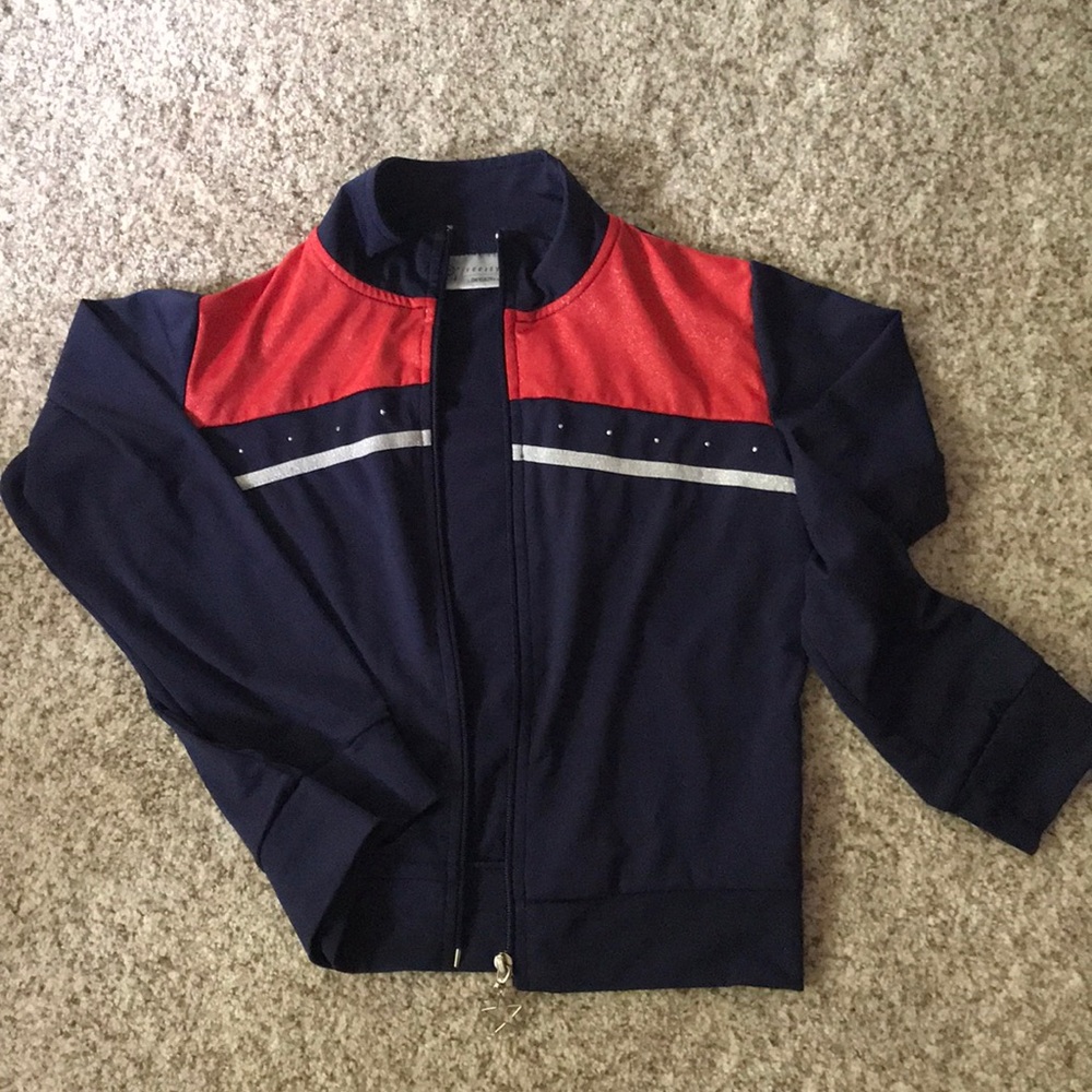 Danskin Girls Gymnastics Jacket Size Small
